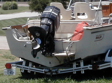 Photo: Trailer Bunk Float-On style