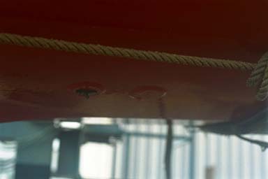 [Photo Transducer on hull bottom]