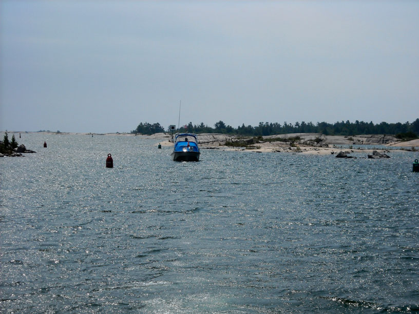 Photo: ROGERS GUT on the Small Craft Route in Georgian Bay.