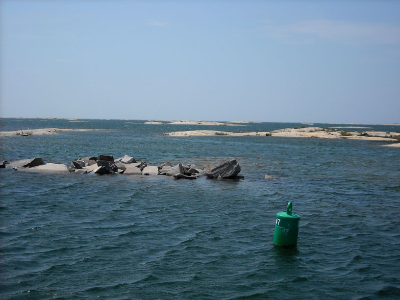 Photo: ROGERS GUT on the Small Craft Route in Georgian Bay.