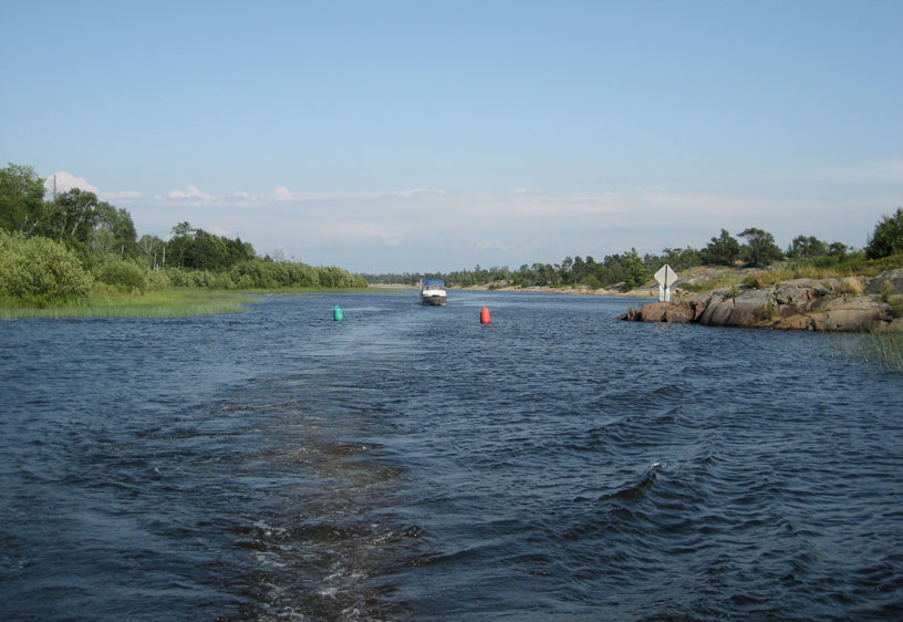 Photo: Key River entrance channel.