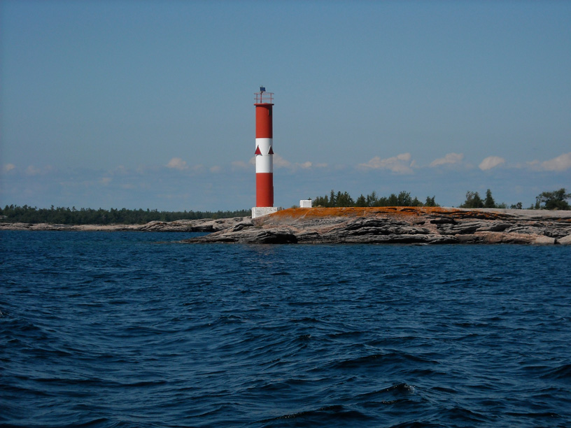 Photo: Flashing Red mark at O'Donnell Channel.