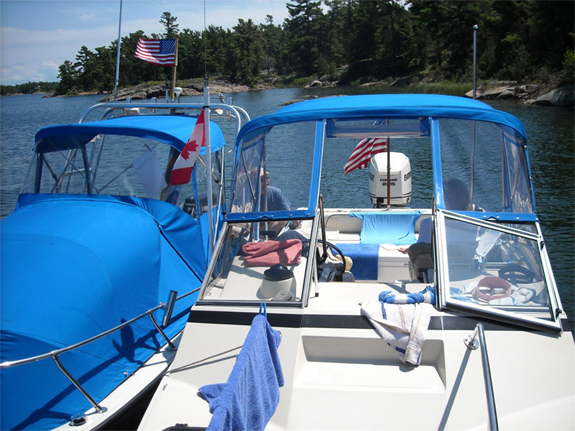 Photo: Small craft route at Alexander Passage, Georgian Bay, Ontario.