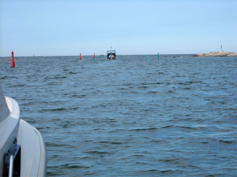 Photo: Small craft route at Byng Inlet, Ontario.