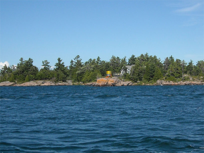 Photo: Modern barrel at Pointe Au Baril, Georgian Bay, Ontario.