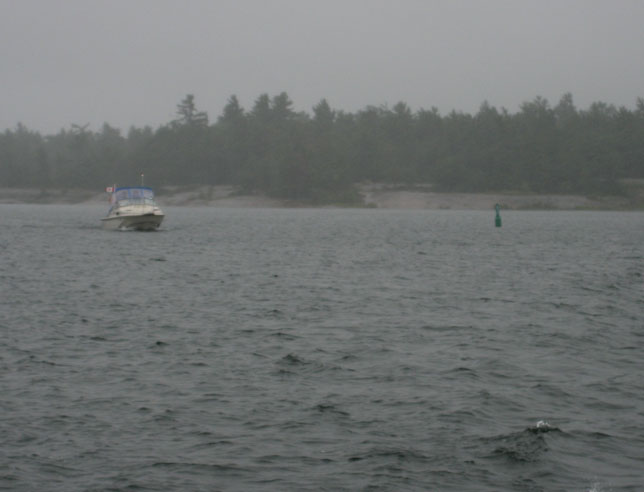 Photo: CONTINUOUSWAVE underway on the Small Craft route in Georgian Bay.