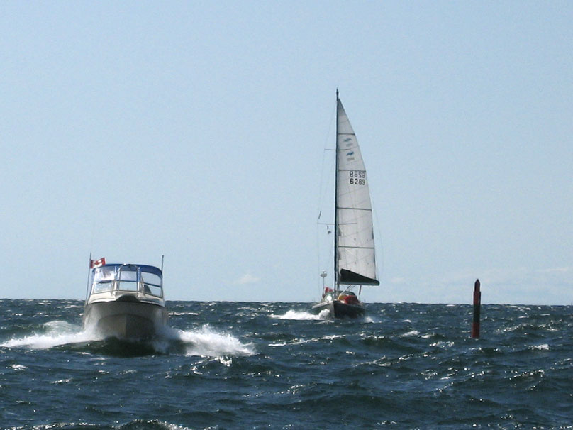 Photo: Modern barrel at Pointe Au Baril, Georgian Bay, Ontario.