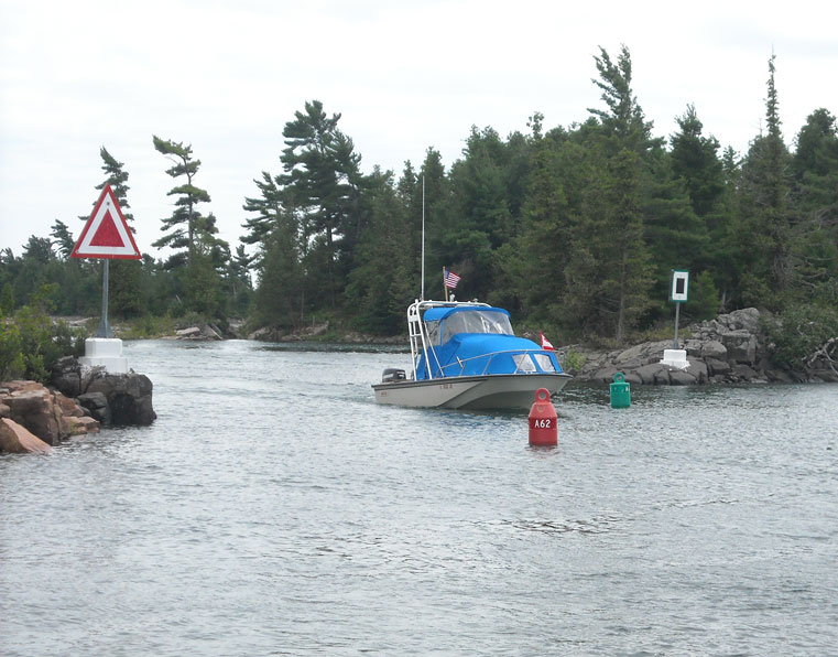 Photo: Shoal Narrows, at Mile 38.5 on the Small Craft Route.