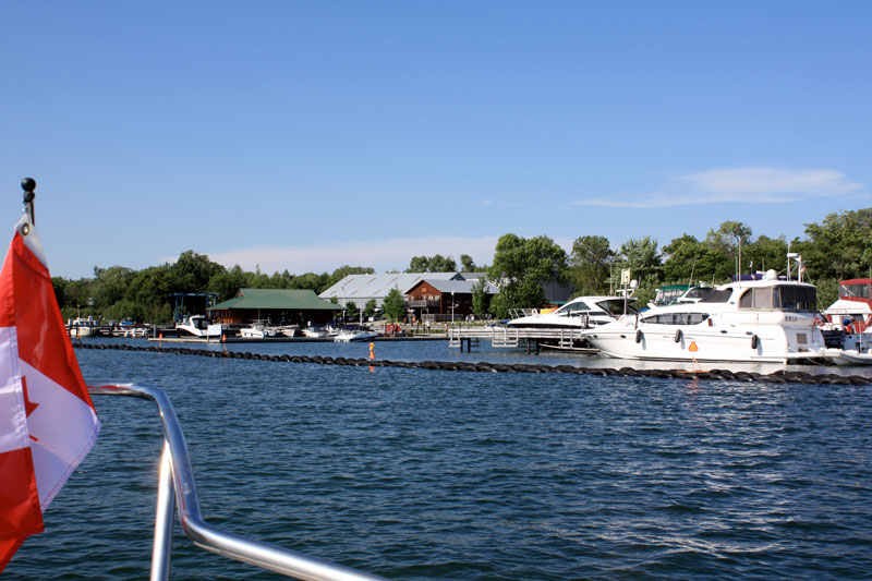 Photo: Killbear Marina seen from seaward.
