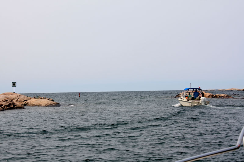 Photo: Heading to Georgian Bay from inside passage at Hang Dog Reef