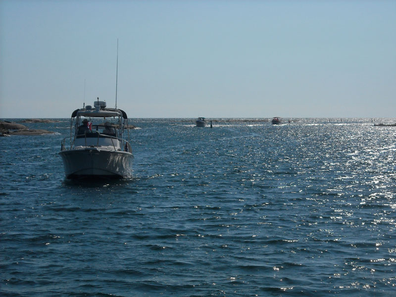 Photo: Looking seaward to Georgian Bay.
