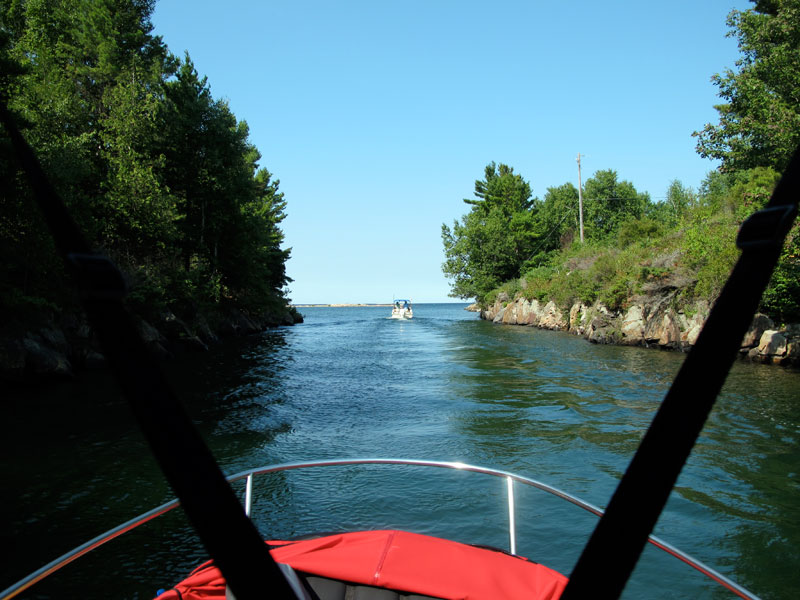 Photo: Looking West through Canoe Passage.