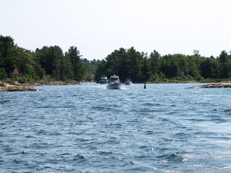 Photo: Looking East back at Canoe Passage.