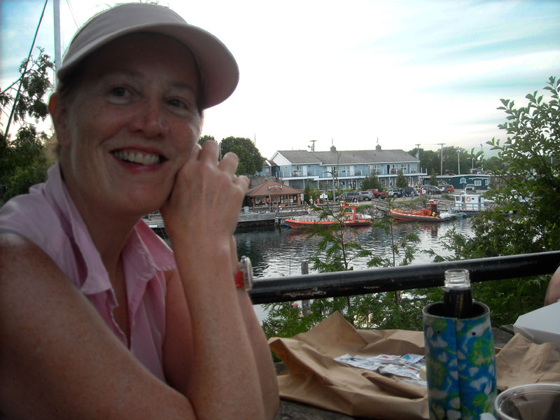 Photo: View from our picnic table dinner in Tobermory, Ontario