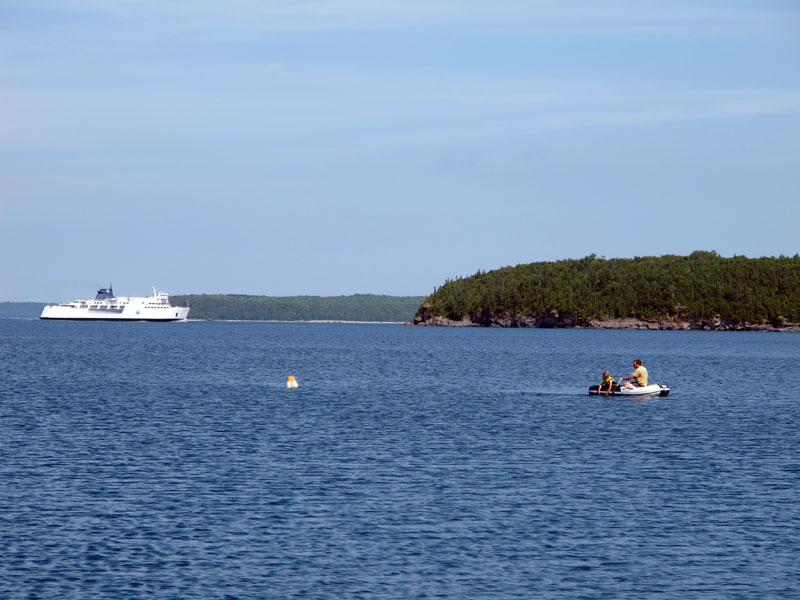 Photo: Tecumseh Cove, Cove Island, Georgian Bay, Lake Huron.