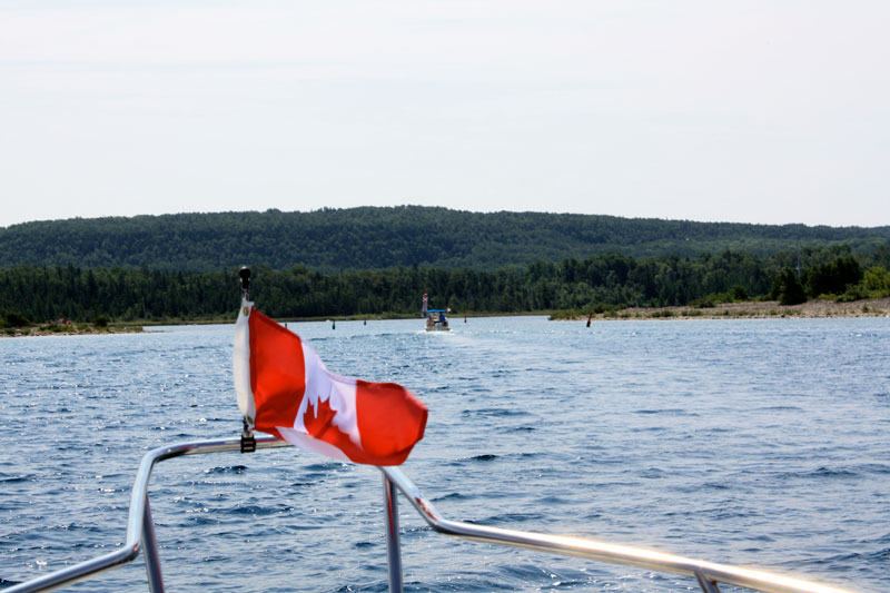 Photo: Entering Wingfield Basin from seaward