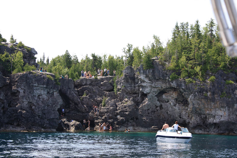 Photo: Coastline east from Tobermory, Ontario