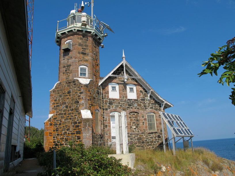 Photo: The lighthouse on Passage Island, Lake Superior.