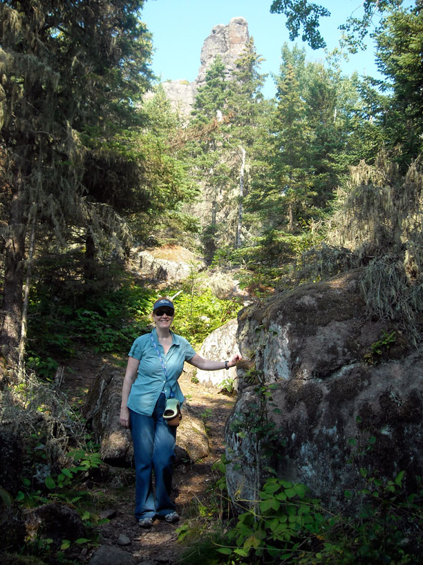Photo: Monument Rock, Isle Royale National Poark.