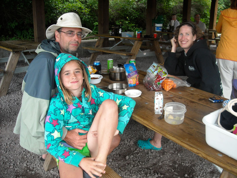 Photo: John, Emmarie, and Holly