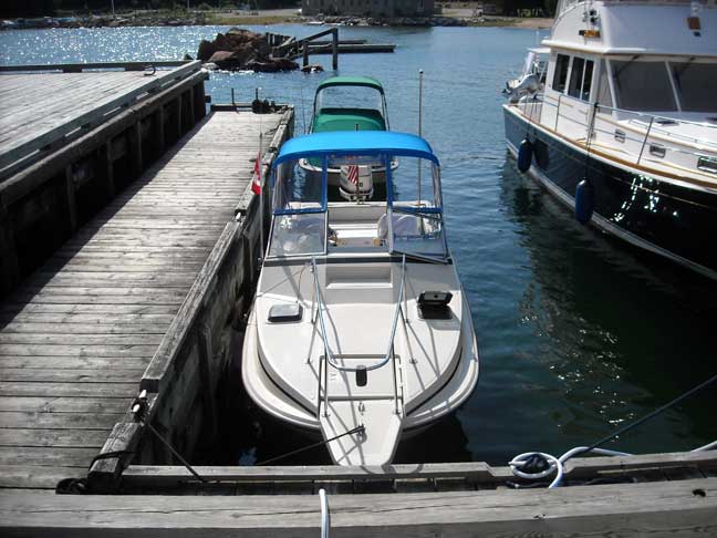Photo: Municipal dock at Kagawong