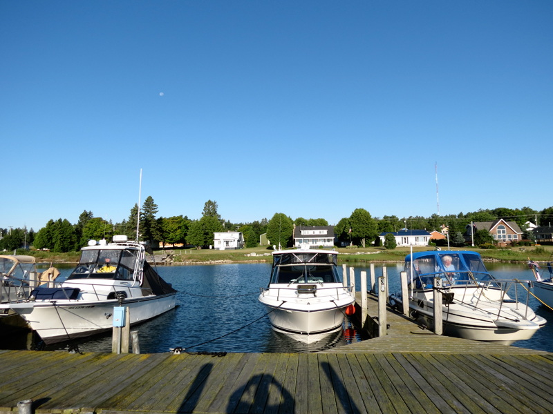 Photo: Beautifully clear summer morning at Detour Village, Michigan