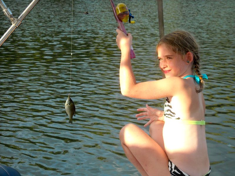 Photo: Emmarie fishing