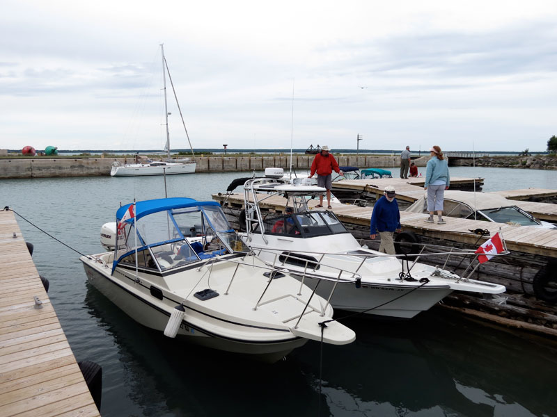 Photo: Old docks at Lime Island, Michigan