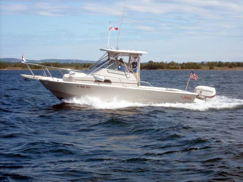 Photo: LUCKY TWO heading west into North Channel open water