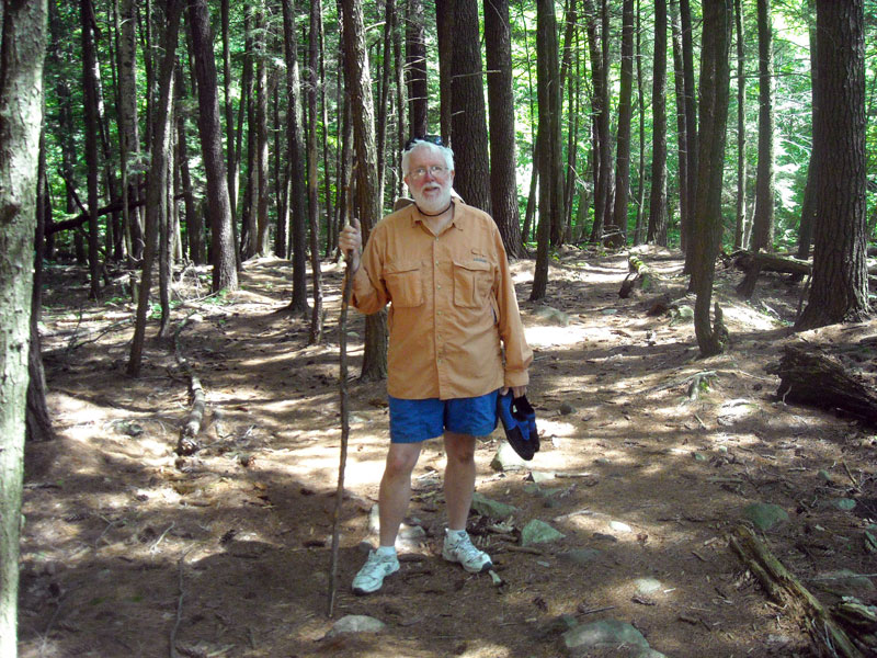 JWH on the trail descending from Topaz Lake to The Pool
