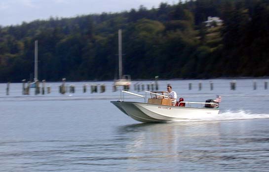 Photo: 1968 Boston Whaler 16-NAUSET in water and on plane