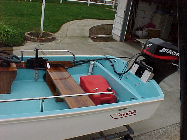 Photo: 1962 13-Sport on trailer; view of rear half of cockpit