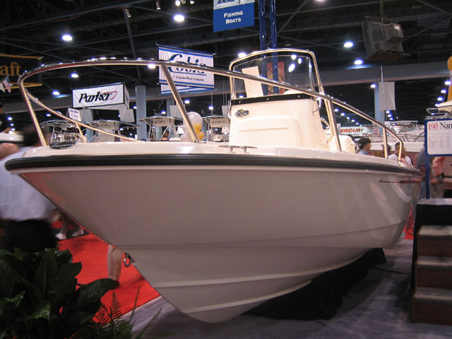 Photo: Boston Whaler 190-NANTUCKET model at Miami Boat Show