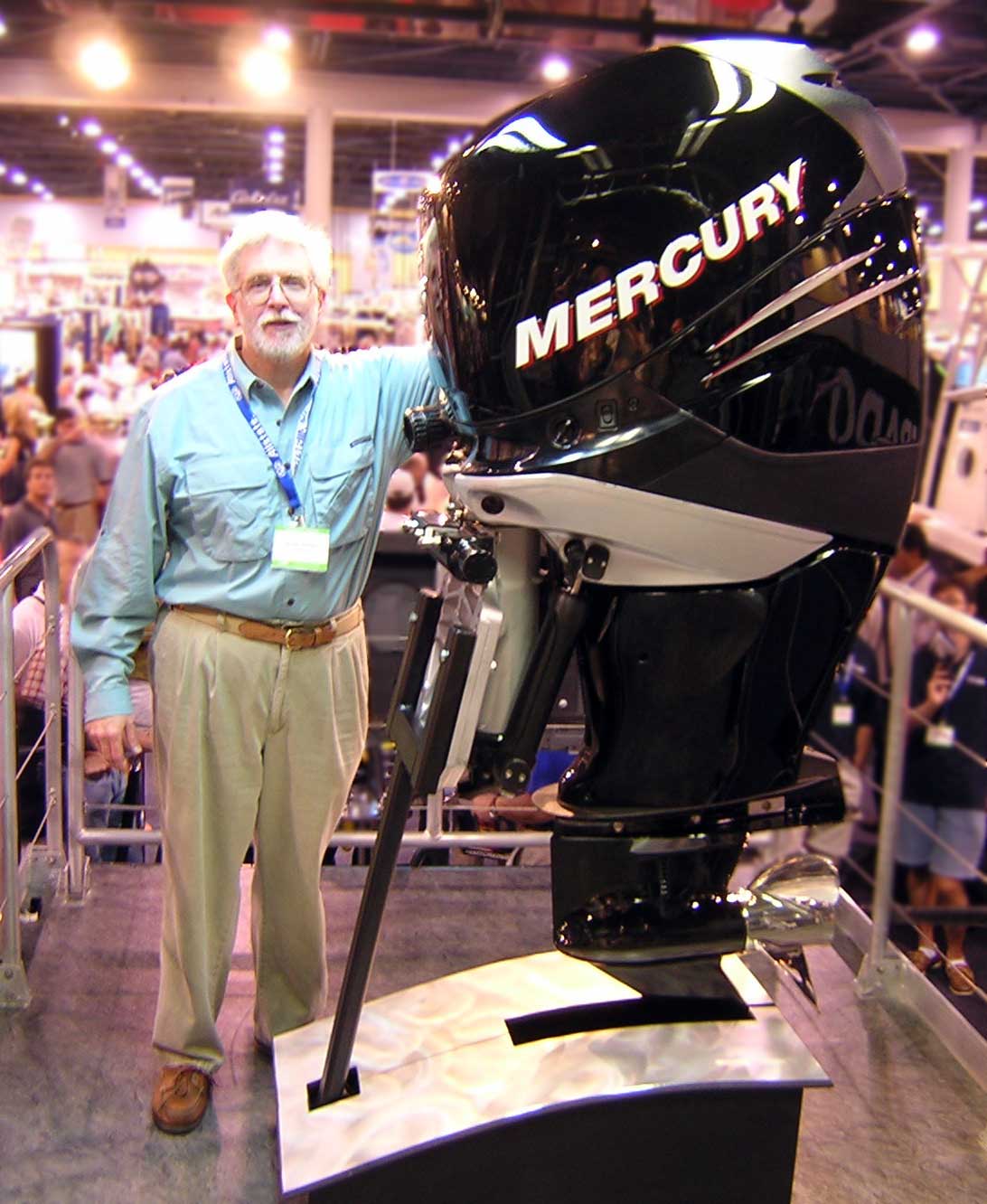 Photo: Mercury Verado Engine Display with JWH