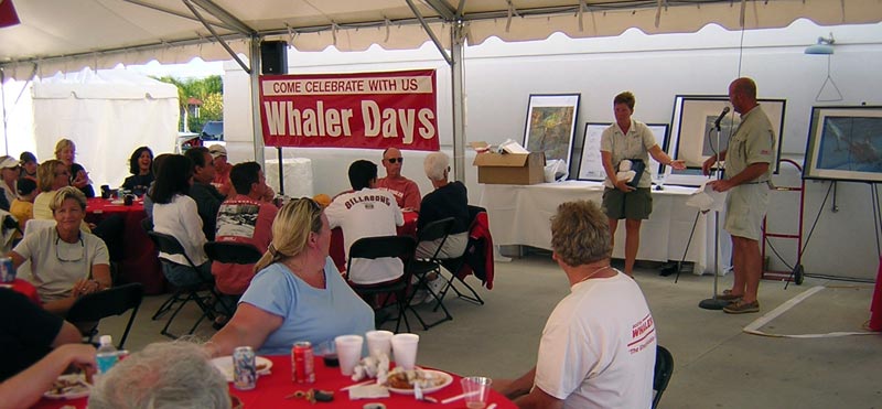 Photo: Boston Whaler owners on land
