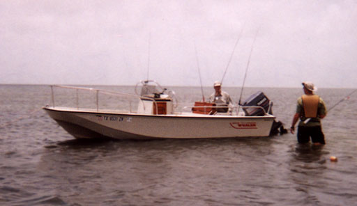 [Photo: 1984 Whaler 17 Montauk on Texas Water]