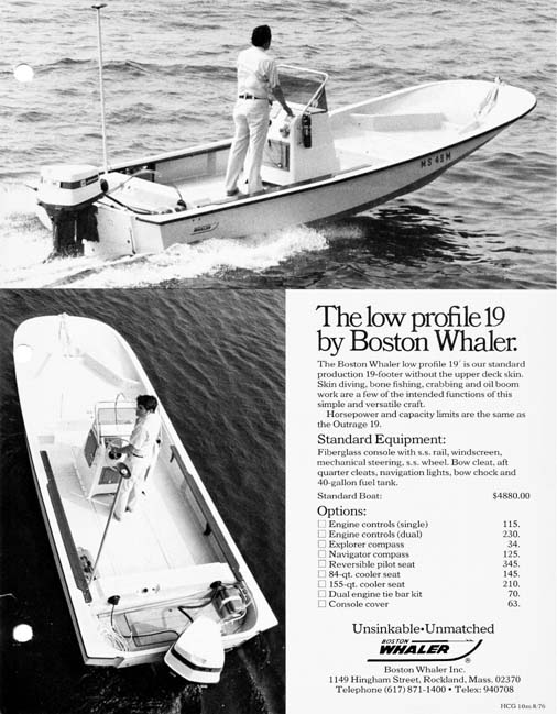 Photo: Boston Whaler 19 Lo-Profile