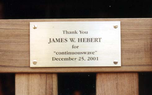 Photo: Close Up of plaque