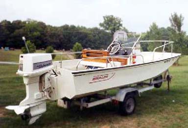 Photo: Whaler 17 Hull, rear view