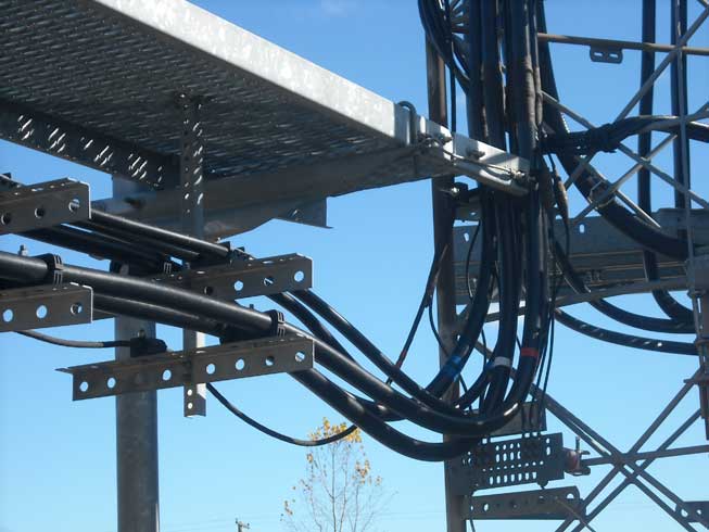 RFF CASCO transmission line close-up
