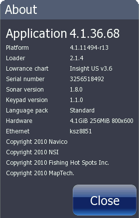 Advanced Settings window