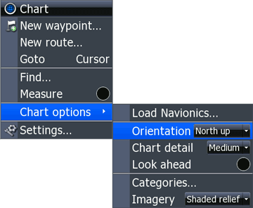 HDS page carousal position for CHART