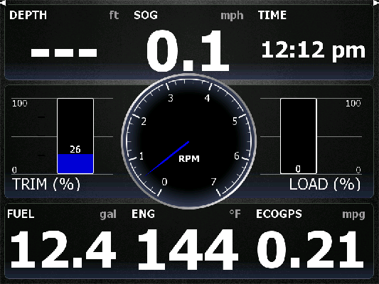 HDS page carousal position for INFO