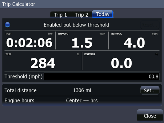 HDS Trip Calculator page