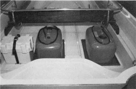 PHOTO: Tanks in 15 Center Console model