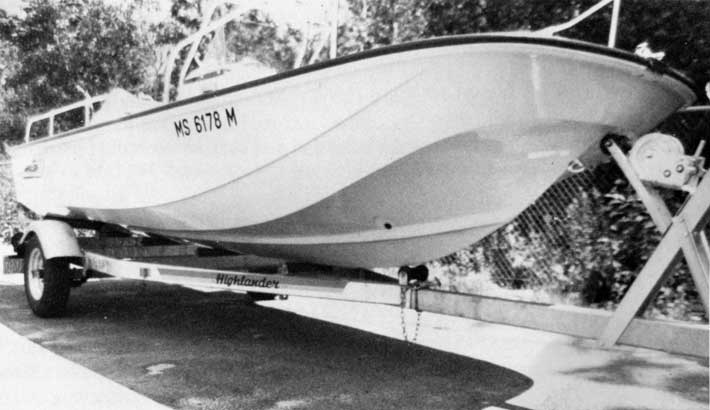 PHOTO: Keel roller trailer