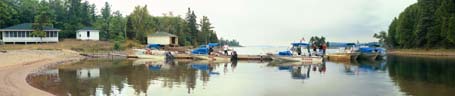 [Photo: Composite from four images: Dock at Neptune Island